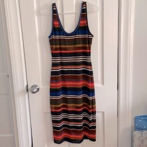 Charlotte Russe Striped bodycon